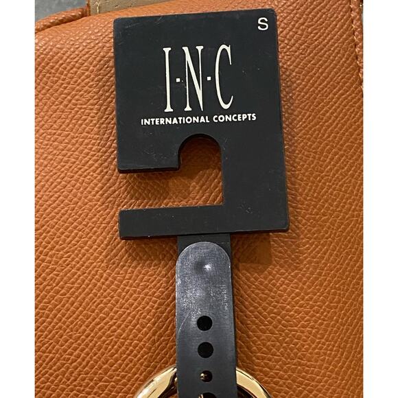 NWT INC International Concepts Pebbled Belt Bag Cognac - Picture 5 of 6